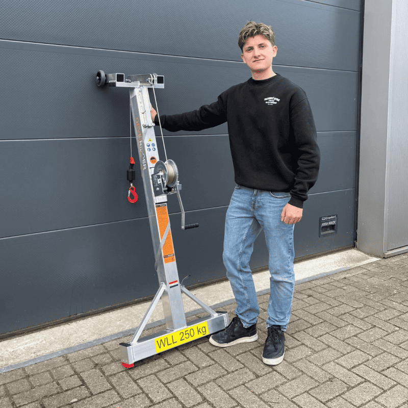 Gevelridder Small Nautisch 250 kg minikraan ingeschoven