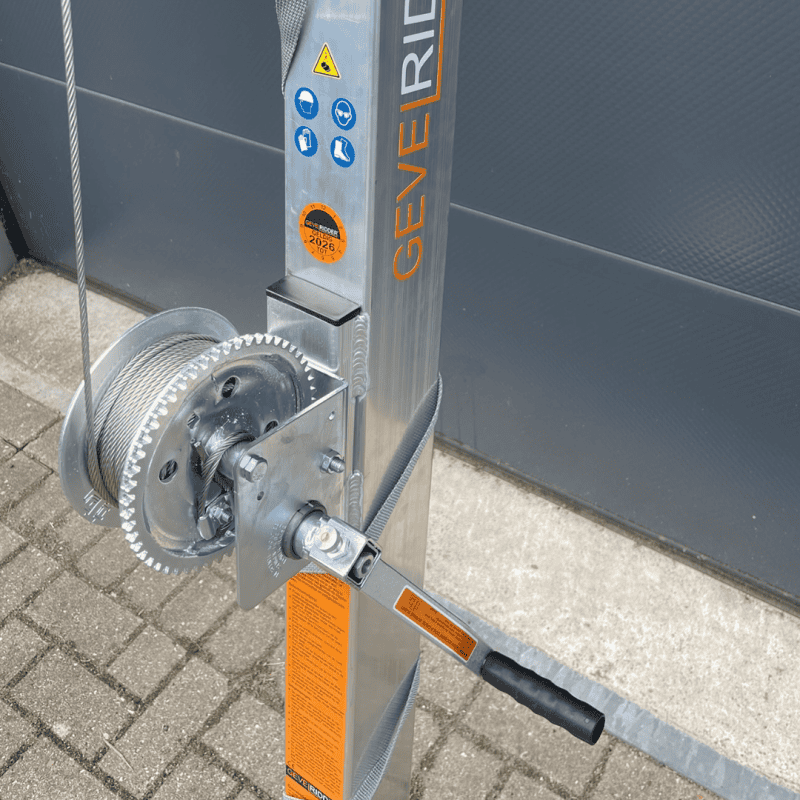 Gevelridder Small Nautisch 250 kg minikraan detail