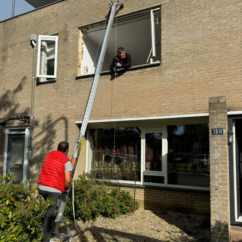 Gevelridder Smart Crane Hybride M Minikraan Glass lift glas lift