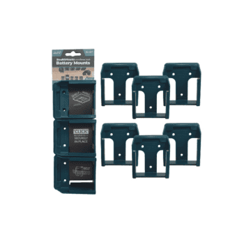 Blue Battery Mounts for Makita 40v XGT (6 pack) 1
