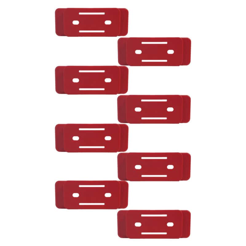 RED StealthMounts for Milwaukee Packout (8 pack)