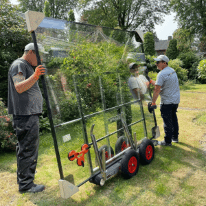 glass transport cart"