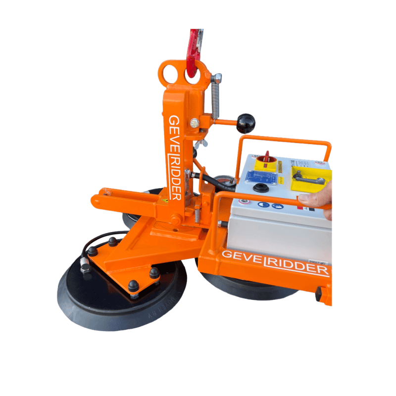 Glass Vacuümlifter Doppio girevole Battery-powered 4 NL: Accu glas-vacuümheffer Doppio girevole 350 kg – 360° draaibaar en kantelbaar, compact 28 kg, olie-bestendige zuignappen (620×270×700 mm) | EN: Battery-powered glass vacuum lifter Doppio girevole 350 kg – 360° rotation & tilting, compact 28 kg, oil-resistant suction cups (620×270×700 mm) | FR: Palonnier à ventouses pour verre sur batterie Doppio girevole 350 kg – rotation 360° et basculement, 28 kg compact, ventouses résistantes à l’huile (620×270×700 mm) | DE: Akku-Glas-Vakuumheber Doppio girevole 350 kg – 360° drehbar & kippbar, kompakt 28 kg, ölbeständige Saugnäpfe (620×270×700 mm)