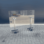 Slim tilhulpmiddel voor glas en platen. De Carry & Roll is robuust, trapvriendelijk en perfect voor veilig transport op elke locatie.
