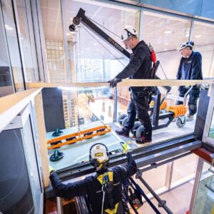 Gevelridder TheCannon in actie WTC