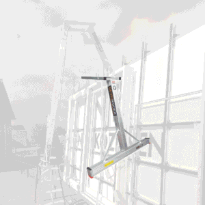 Gevelridder Resteel Glasauto Poot