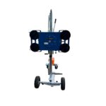 Bohle Veribor Liftmaster B1 glass lift with a dual vacuum circuit and four suction cups for lifting and positioning glass weighing up to 180 kg