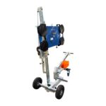 Bohle Veribor Liftmaster B1 glass lift with a dual vacuum circuit and four suction cups for lifting and positioning glass weighing up to 180 kg