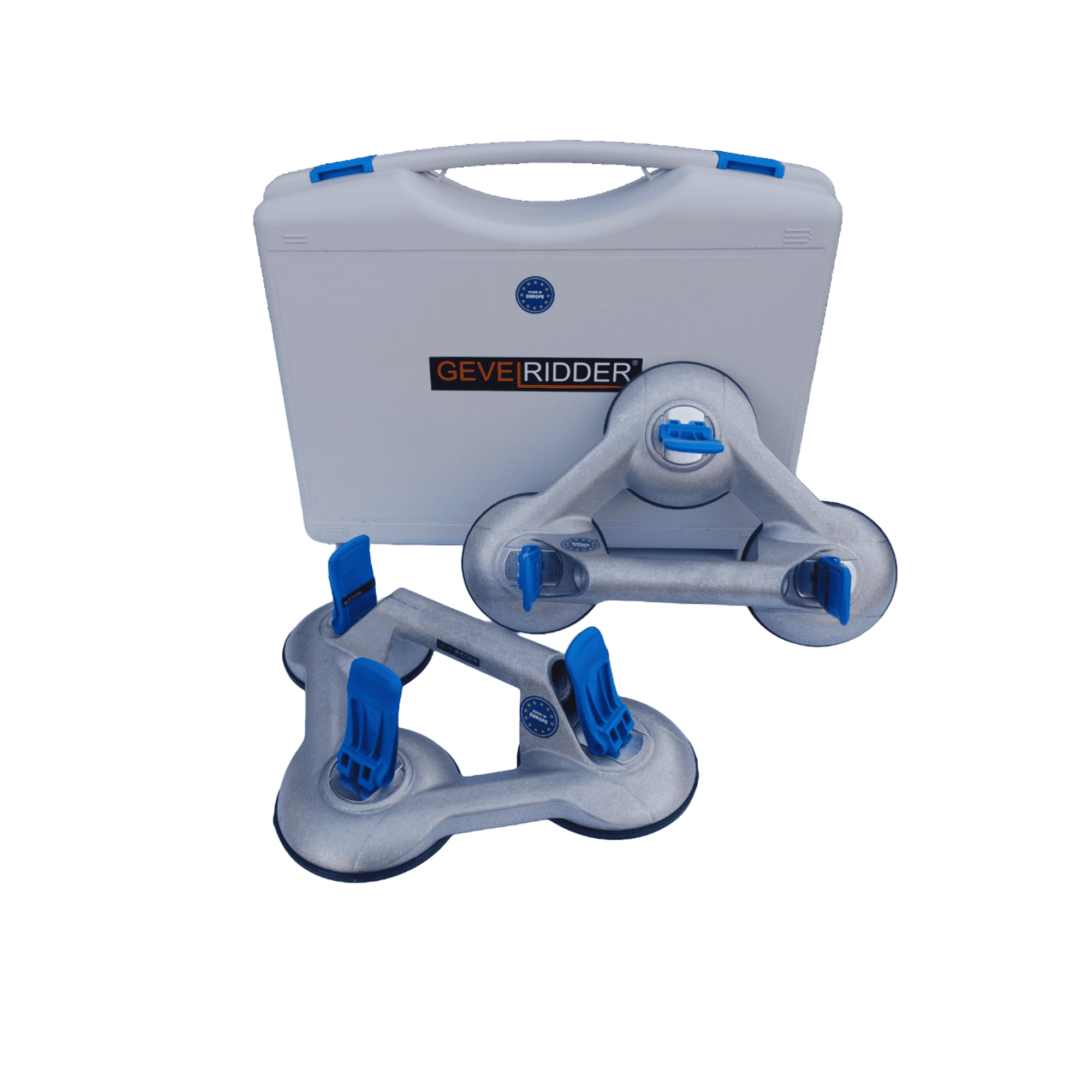 Veribor® zuigheffer 2×3-naps gratis koffer 100 kg