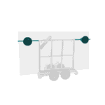 Extension set large glass