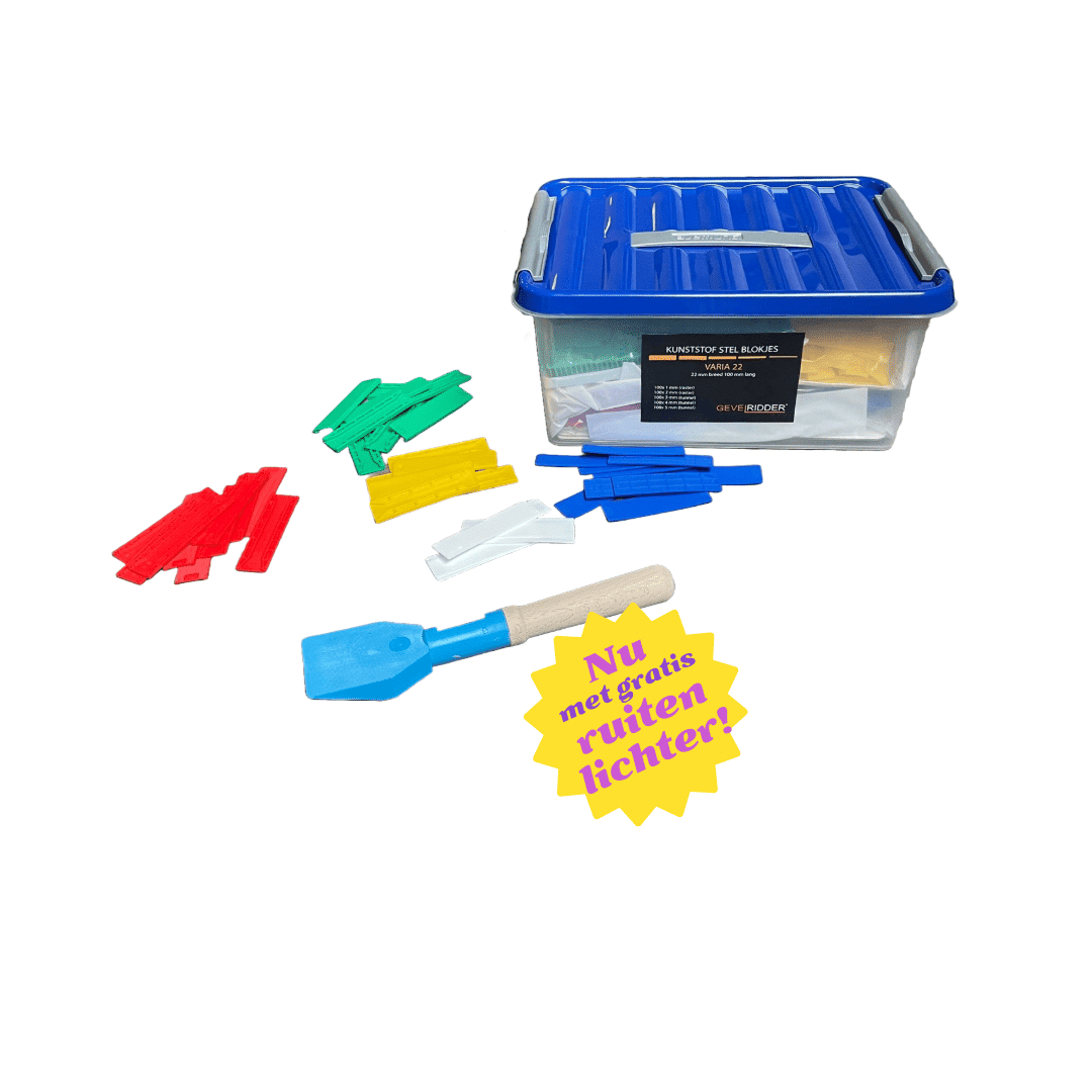 500 Kunststof Stelblokjes maat 22