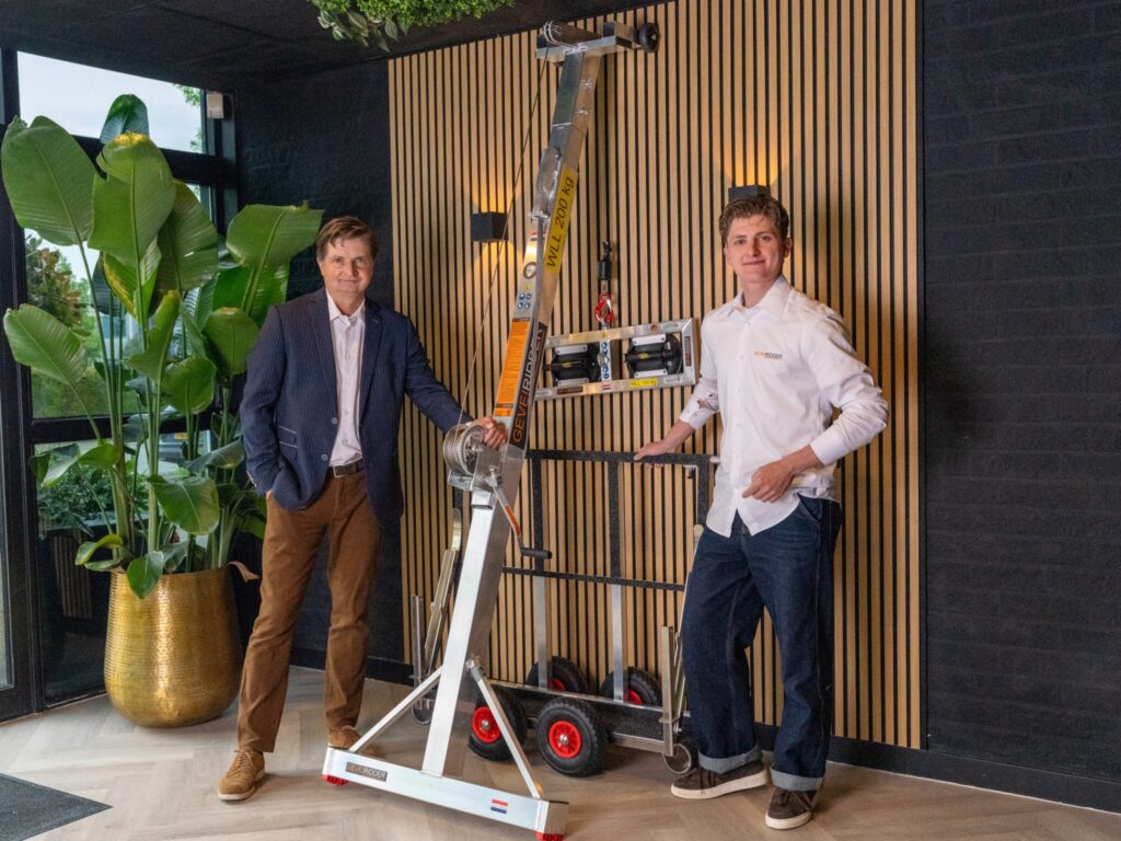 Gevelridder, licht tillen in de bouw en afbouw