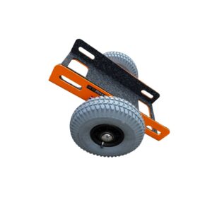 Compacte kozijnkar en schuifpui transportkar van Gevelridder voor het veilig verplaatsen van zware kozijnen, schuifpuien en glas